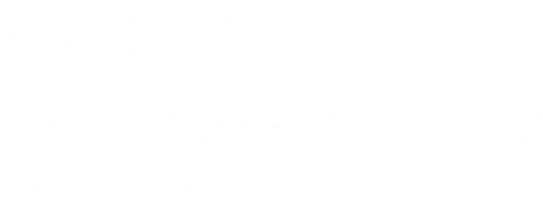 logo blanc porte de maurienne