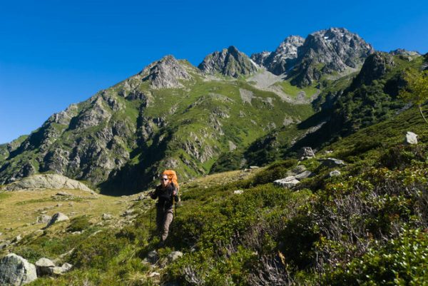 Sous les pointes de la Bourbières (2 607 m).