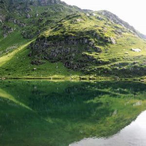 lever du soleil sur le lac