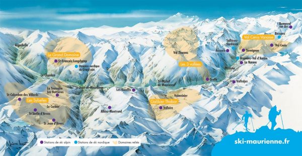 Panorama ski en Maurienne