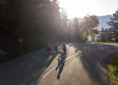 Vélo en Porte de Maurienne Photographe Alban Pernet