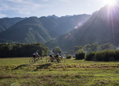 Vélo en Porte de Maurienne Photographe Alban Pernet