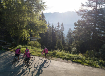 Vélo en Porte de Maurienne Photographe Alban Pernet