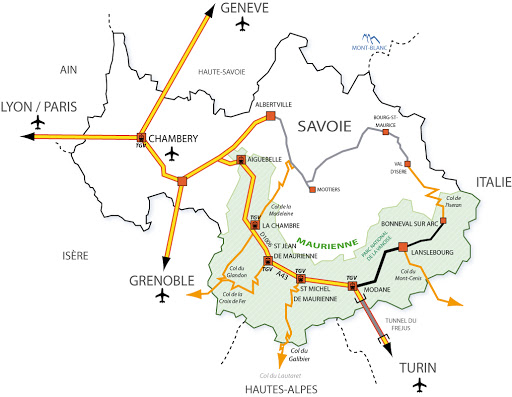 Carte Maurienne