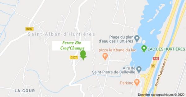 carte localisation Croq'Champ