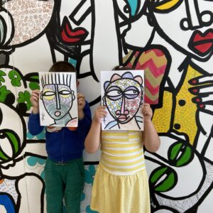 Boogie woogie in Cairn _ fresque et ateliers_ Obou 3
