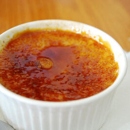 creme brulee au safran