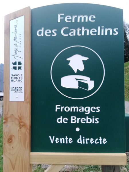Panneau ferme des Cathelins 2024