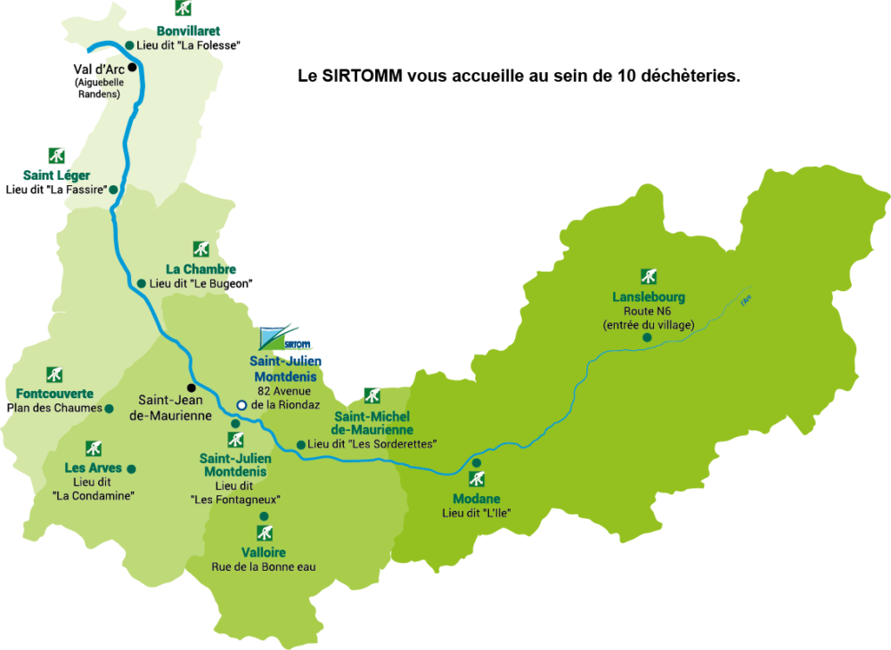 Carte déchetterie SIRTOM