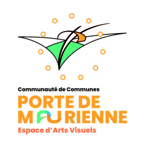 Logo Communauté de Communes Porte de Maurienne Carré ESPACE ARTS VISUELS